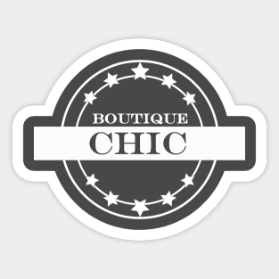 boutique chic Sticker